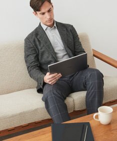 GOTAIRIKU ロングセラー【洗える/折り目加工/シワになりにくい/ウエストアジャスター】ウォッシャブル サマーウール100％パンツ_限定色(ノータック)25年モデル