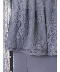 earth music&ecology ＳＥＴ２点　レースブラウス付きナローワンピース