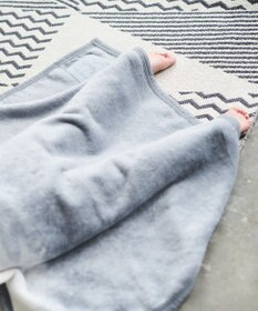 LOOM&SPOOL FOL綿毛布ブランケット／グレー