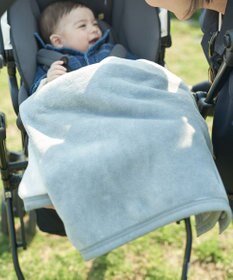 LOOM&SPOOL FOL綿毛布ブランケット／グレー