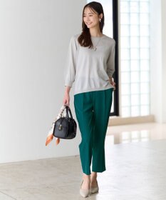 ANY SIS 【接触冷感・UVカット・速乾】コンフォートビューティサテン パンツ