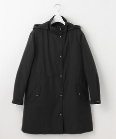 J.PRESS LADIES 【洗える】スパンライクナイロンタッサー フーデット コート