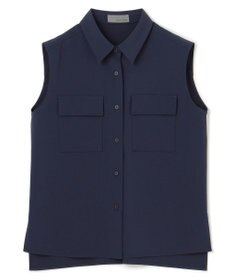 uncrave 【接触冷感・撥水・洗濯機洗い可】クールタッチツイル ブラウス（uncrave STANDARD)