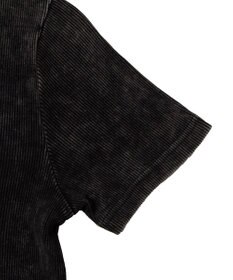 WEGO ヴィンテージウォッシュグラフィックリブT