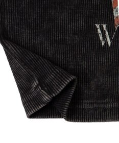 WEGO ヴィンテージウォッシュグラフィックリブT