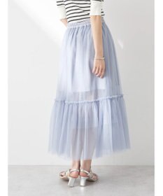 earth music&ecology ティアードチュールスカート