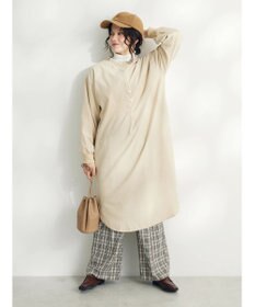CRAFT STANDARD BOUTIQUE コーデュロイリブ付きワンピース