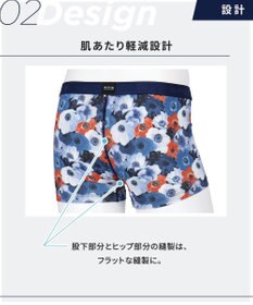 WACOAL MEN ボクサーパンツ 【ハナコトバパンツ】 フロント快適設計 肌あたり軽減設計 誕生日 記念日 前閉じ 下着 メンズ GT3221 /ブロス バイ ワコールメン