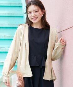 Feroux 【接触冷感・UVカット・吸水速乾】ラッシュガードフリル パーカー