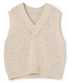 UNFILO テープヤーンニット ベスト