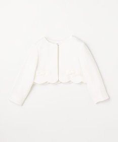 ANY KIDS 【2点セット】リボンボレロジャケット+シフォンプリーツ ワンピース