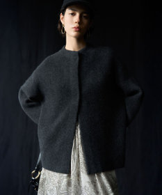 23区 S 【見上愛さん着用】ラクーンブレンドダブルフェイス ニット アウター