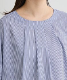 Green Parks イージーケア袖タックブラウス