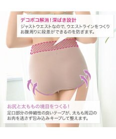 BRADELIS New York 【BRADELIS New York / 育尻・伸びる・綿混・深め】モモパンツ・ハイレグショーツ#303 シリーズ140万枚突破 補正ショーツ