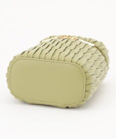 LA BAGAGERIE 【MONICA】ランダムプリーツバニティバッグ