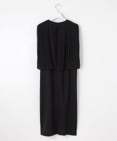 23区 【エステータ】ウールトロドライストレッチ プリーツコンビ ワンピース