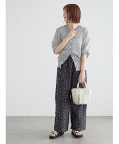 Te chichi 【接触冷感】前後2WAYデザインネックタンクトップ