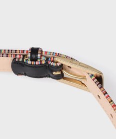 Paul Smith パイピング ストライプ レザーベルト