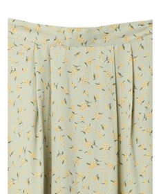 earth music&ecology キンモクセイ柄フレアスカート