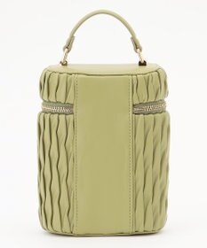 LA BAGAGERIE 【MONICA】ランダムプリーツバニティバッグ