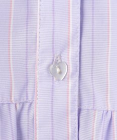 ANY KIDS ストライプ シャツ ワンピース