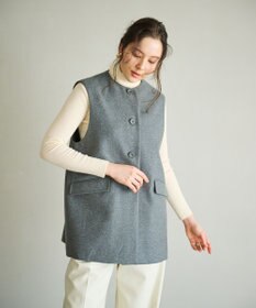 #Newans 大人気ジレが新素材で再登場！チュニックジレ