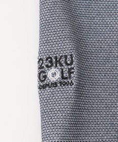 23区GOLF 定番人気【MEN/キングサイズ】ハニカムカノコ 長袖ポロシャツ