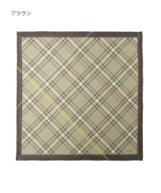 MOONBAT MACKINTOSH PHILOSOPHY(マッキントッシュ フィロソフィー）シルクスカーフ チェック 88×88㎝ 日本製