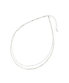 Green Parks ｅｖｅｒｙ　ｗａｌｋ．２連パールパイプネックレス