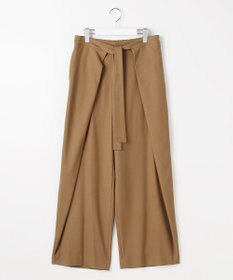 自由区 L 【SHIHOさん着用】フロントディテールラップワイド パンツ