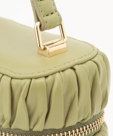 LA BAGAGERIE 【MONICA】ランダムプリーツバニティバッグ