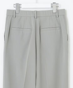 自由区 【XSサイズ～/洗える】ダブルフェイススーティング テーパードパンツ