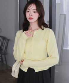 WEGO 【26年春新作】別注USPOLOケーブルニットカーデ