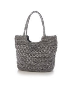 UNBILLION カシュカシュ cachecache / メタリックコード柄編みトートバッグ