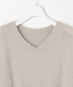 ANY SIS 【2SET】フェザー ニット × フロッキー スカート