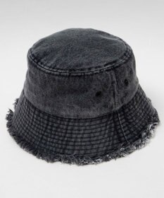 WEGO 【ユニセックス着用ITEM】デニムフリンジバケットハット