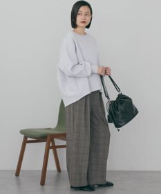 AMERICAN HOLIC 【WEB限定】袖タックコクーンポンチプルオーバー