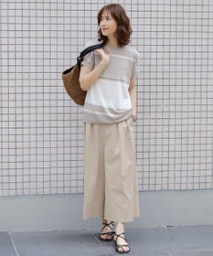 自由区 ノットハンドルラフィアトート バッグ