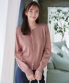 Tiaclasse 【洗える】レースカーディガン