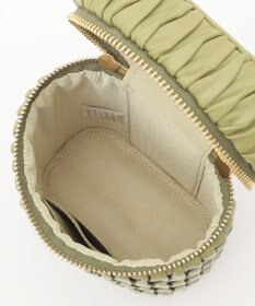 LA BAGAGERIE 【MONICA】ランダムプリーツバニティバッグ