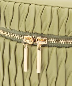 LA BAGAGERIE 【MONICA】ランダムプリーツバニティバッグ