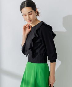 組曲 【洗える】Elenaラッフル ニット