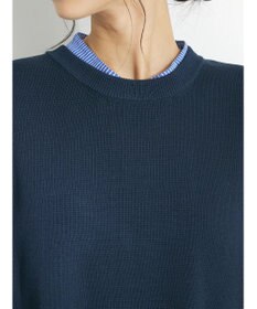 CRAFT STANDARD BOUTIQUE 【洗える】ニットベスト+シャツワンピース-SET