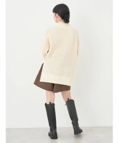 earth music&ecology マットベロアモールチュニック