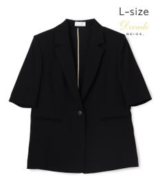 BEIGE， 【Lsize・セットアップ対応】CINDY / ハーフスリーブジャケット