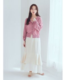 earth music&ecology シアークルーカーディガン