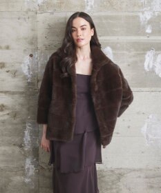 GRACE CONTINENTAL 【LOU ANDREA】フェイクショートコート