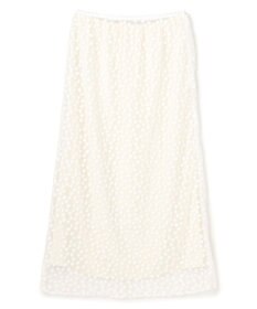 UNFILO L エンブロイダリー レーススカート