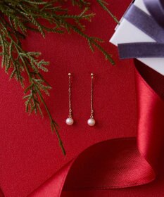 Phoebe 【K10】チェーンパールピアス