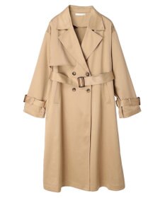 Green Parks ・Ｐｅｔｉｔ　Ｆｌｅｕｒボリュームスリーブトレンチコート